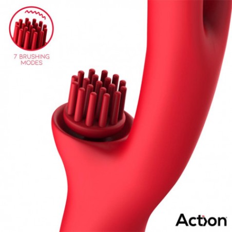VIBRADOR CON 4 MOTORES Y MOVIMIENTOS ALTERNATES BILMA ACTION