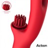 VIBRADOR CON 4 MOTORES Y MOVIMIENTOS ALTERNATES BILMA ACTION
