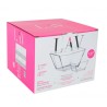 PACK 4 BOL VIDRIO 300CC + ENSALADERA 1900CC LAV