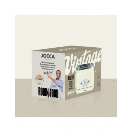 TOSTADOR VINTAGE CREMA 2 REBANADAS 700 JOCCA