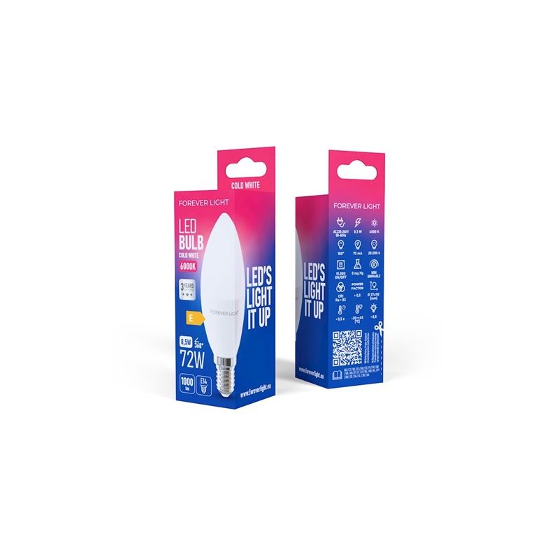 BOMBILLA LED C37 | 8.5W | 1000LM |...