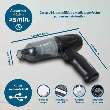 ASPIRADORA PARA COCHE 12KPA FILTRO HEPA GRUNKEL