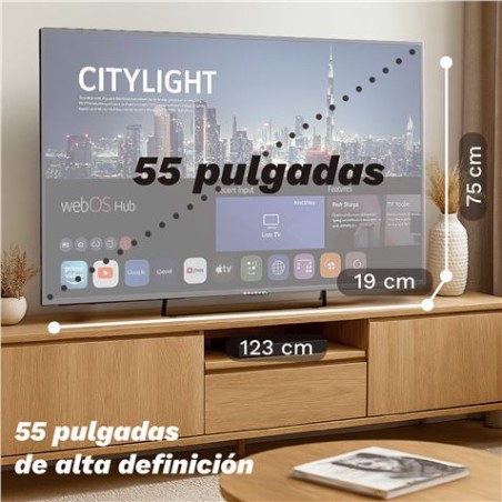 TELEVISOR QLED 55" SMART TV WEBOS 5525W GRUNKEL