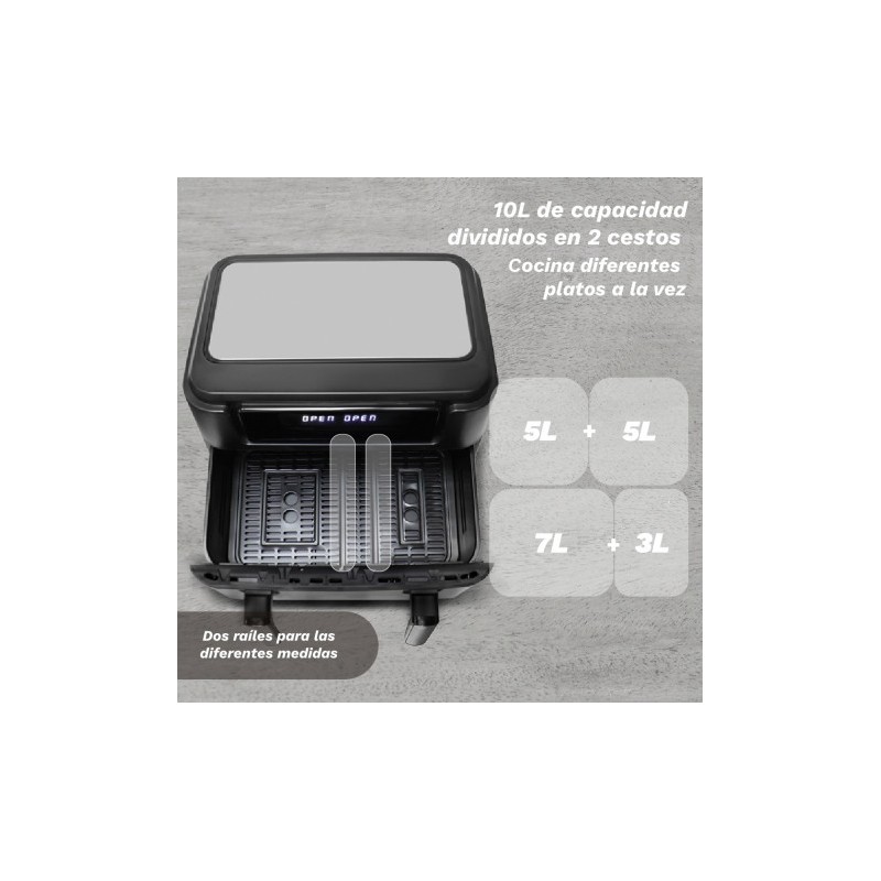 FREIDORA DE AIRE 10 LITROS 2800W...