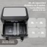 FREIDORA DE AIRE 10 LITROS 2800W CUBETOS FLEXIBLES GRUNKEL