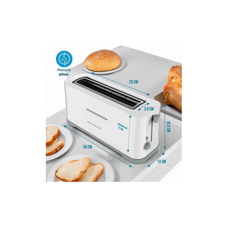 TOSTADORA DE RANURA EXTRA ANCHA 970W...