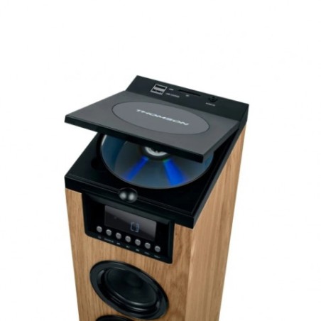 TORRE DE SONIDO 60W BLUETOOTH DS122CD COLOR MADERA THOMSON