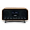 ALTAVOZ RETRO CON DESPERTADOR 30W MADERA NEGRO RT850BT THOMSON