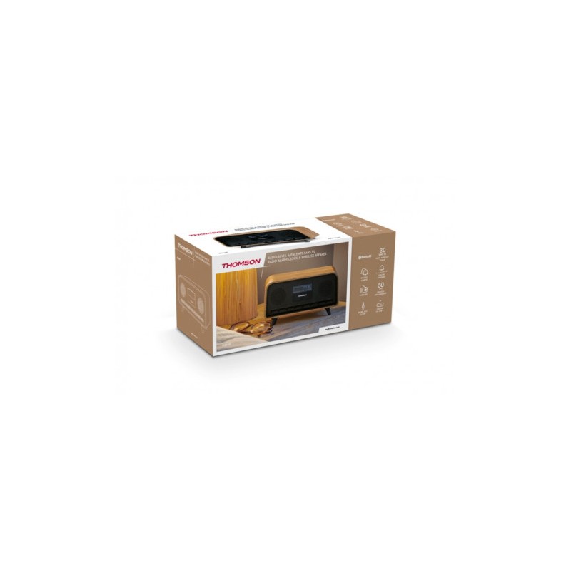 ALTAVOZ RETRO CON DESPERTADOR 30W...