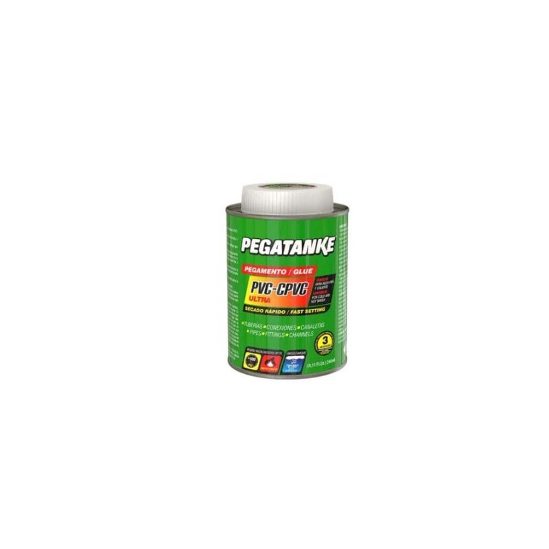 PEGAMENTO PARA PVC-CPVC 240ML PEGATANKE