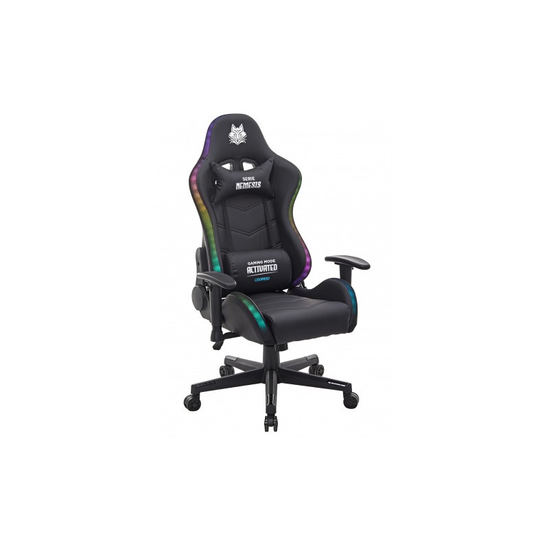 SILLA GAMING RGB SERIE FENRIR NEGRA...