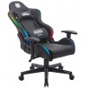 SILLA GAMING RGB SERIE FENRIR NEGRA CROMAD