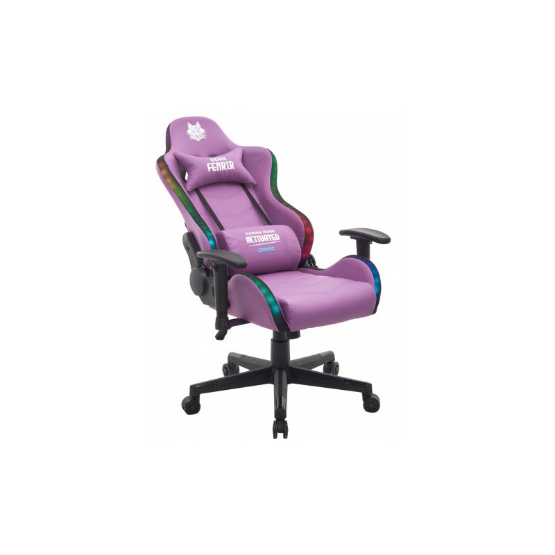 SILLA GAMING RGB SERIE FENRIR VIOLETA...