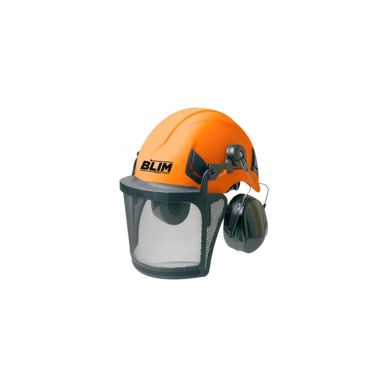 CASCO DE SEGURIDAD PREMIUM CON VISERA Y PROTECCIÓN AUDITIVA BLIM