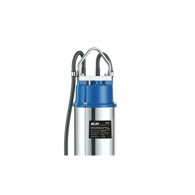 BOMBA SUMERGIBLE TRITURADORA INOX...