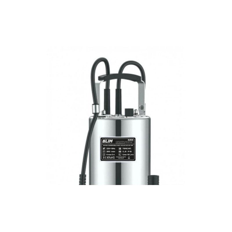 BOMBA SUMERGIBLE INOX AGUAS SUCIAS...