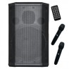 ALTAVOZ AUTOAMPLIFICADO PRO600 8" 500W CON BATERÍA + 2 MICROS SERIE PRO
