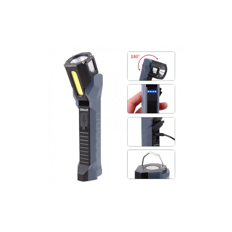 LINTERNA DE TRABAJO LED RECARGABLE...