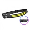 LINTERNA LED DE CABEZA FRONTAL LED 800LM + 200LM Y SENSOR DE MANOS ELBAT