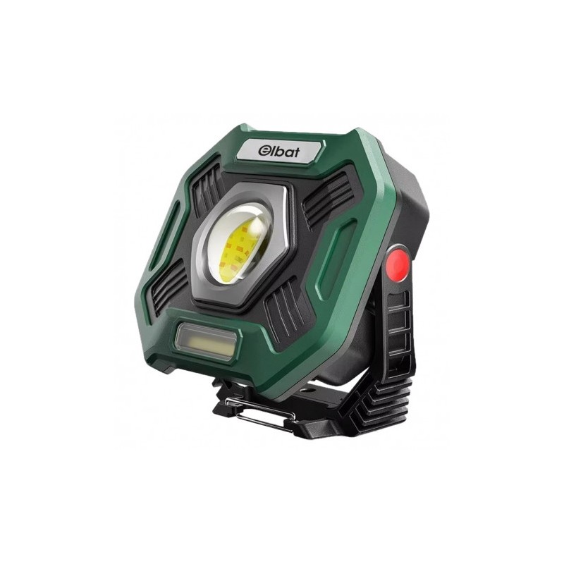 FOCO LED MULTIFUNCIÓN RECARGABLE 20W 2000LM LUZ FRIA ELBAT