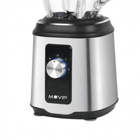 BATIDORA INOXIDABLE VASO CRISTAL 1800W 1.5 LITROS MUVIP