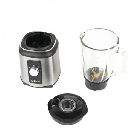 BATIDORA INOXIDABLE VASO CRISTAL 1800W 1.5 LITROS MUVIP