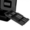 CAJA DE CAUDALES METÁLICA CON LLAVE 9X25X18CM 5 COMPARTIMENTOS CROMAD
