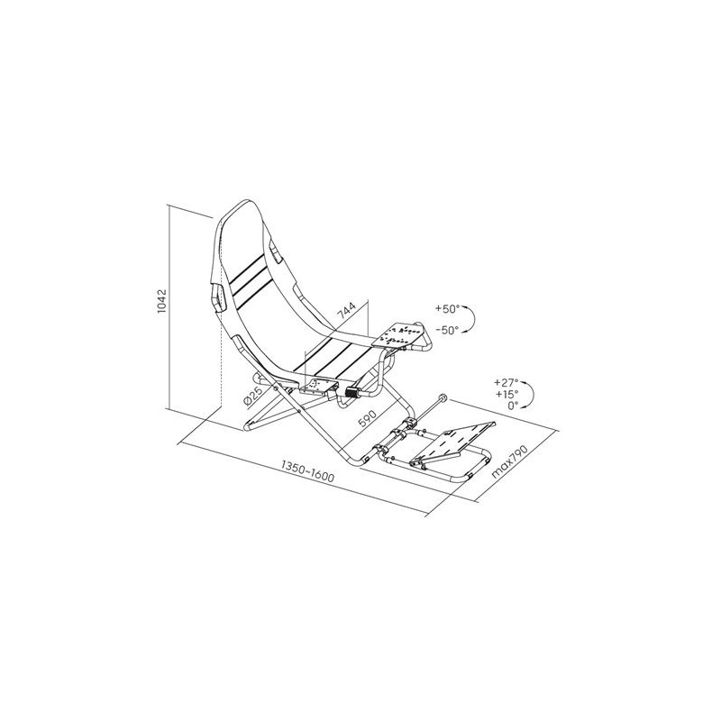 SLIM DRIVE RACING SEAT CROMAD