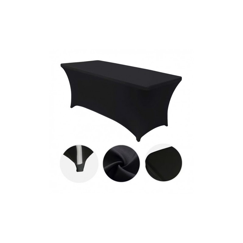 FUNDA PARA MESA DE RESINA 152X70X74CM NEGRA SUNGARDEN