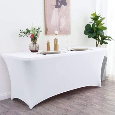 FUNDA PARA MESA DE RESINA 240X74X74CM BLANCA SUNGARDEN