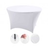 FUNDA PARA MESA DE RESINA REDONDA 160X74 BLANCA SUNGARDEN