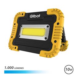 FOCO LED RECARGABLE 10W 1000LM LUZ FRIA ELBAT - EB0418