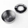 CENICERO AGUA DE ACERO INOX 11CM CONFORTIME