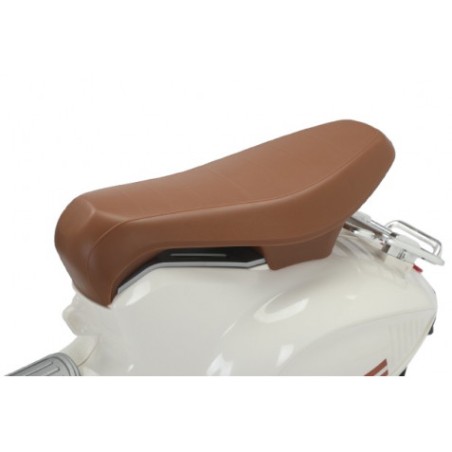 MOTO SCOOTER CLASICO CON RUEDINES BLANCO