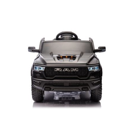 COCHE INFANTIL A BATERIA CON CONTROL REMOTO RAM 1500 SUPER TRUCK NEGRO