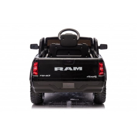 COCHE INFANTIL A BATERIA CON CONTROL REMOTO RAM 1500 SUPER TRUCK NEGRO