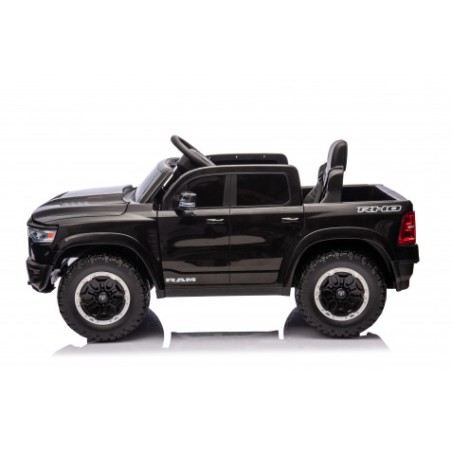 COCHE INFANTIL A BATERIA CON CONTROL REMOTO RAM 1500 SUPER TRUCK NEGRO