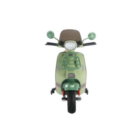 MOTO SCOOTER CLASICO CON RUEDINES VERDE