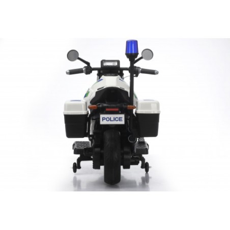 MOTO DE POLICIA INFANTIL A BATERIA CON RUEDINES