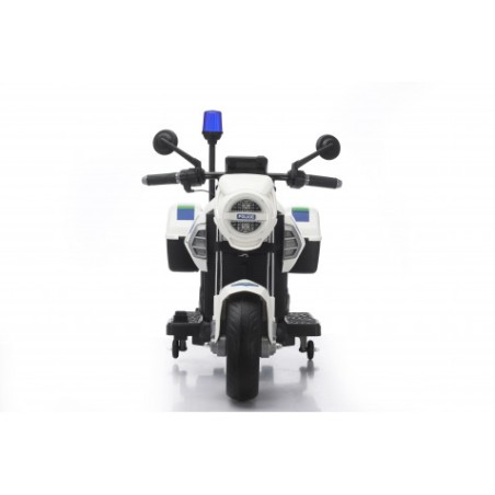 MOTO DE POLICIA INFANTIL A BATERIA CON RUEDINES
