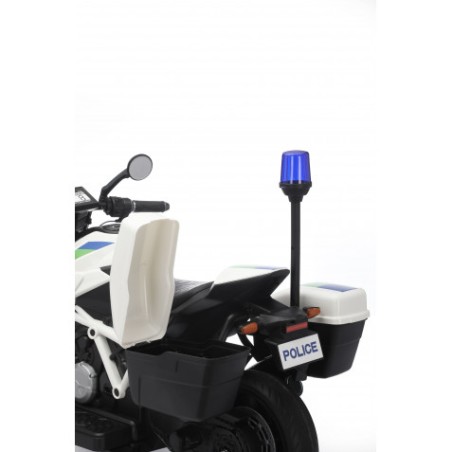 MOTO DE POLICIA INFANTIL A BATERIA CON RUEDINES