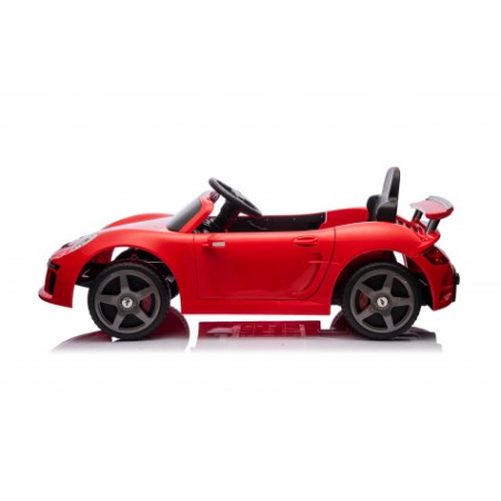 COCHE INFANTIL A BATERIA CON CONTROL REMOTO PORSCHE RUF CTR3 ROJO