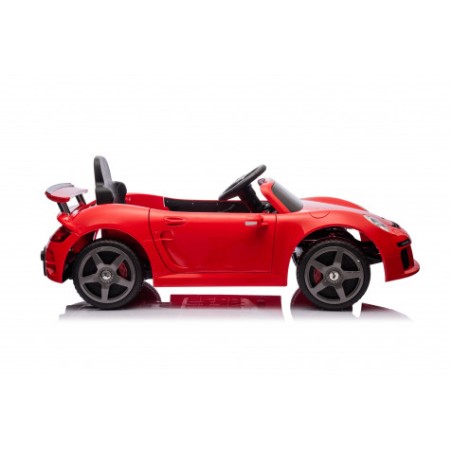 COCHE INFANTIL A BATERIA CON CONTROL REMOTO PORSCHE RUF CTR3 ROJO