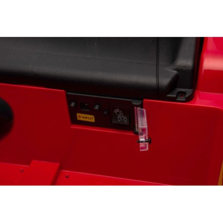 COCHE INFANTIL A BATERIA CON CONTROL REMOTO PORSCHE RUF CTR3 ROJO