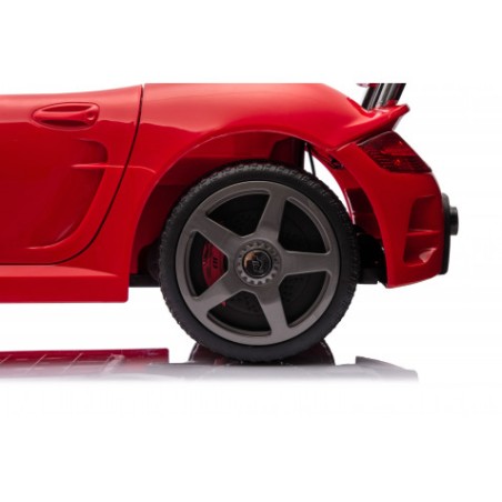 COCHE INFANTIL A BATERIA CON CONTROL REMOTO PORSCHE RUF CTR3 ROJO