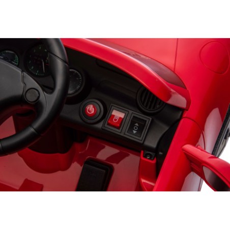 COCHE INFANTIL A BATERIA CON CONTROL REMOTO PORSCHE RUF CTR3 ROJO