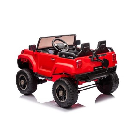 COCHE INFANTIL A BATERIA CON CONTROL REMOTO TOYOTA LC250 ROJO