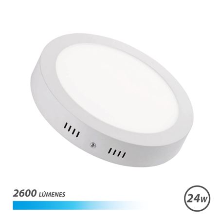 DOWNLIGHT CIRCULAR SOBRE PARED LED 24W 2600LM LUZ FRIA ELBAT - EB0413