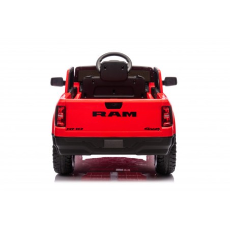 COCHE INFANTIL A BATERIA CON CONTROL REMOTO RAM 1500 SUPER TRUCK ROJO