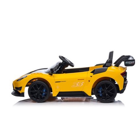 COCHE INFANTIL A BATERIA CON CONTROL REMOTO MASSERATI MC20 GT2 AMARILLO